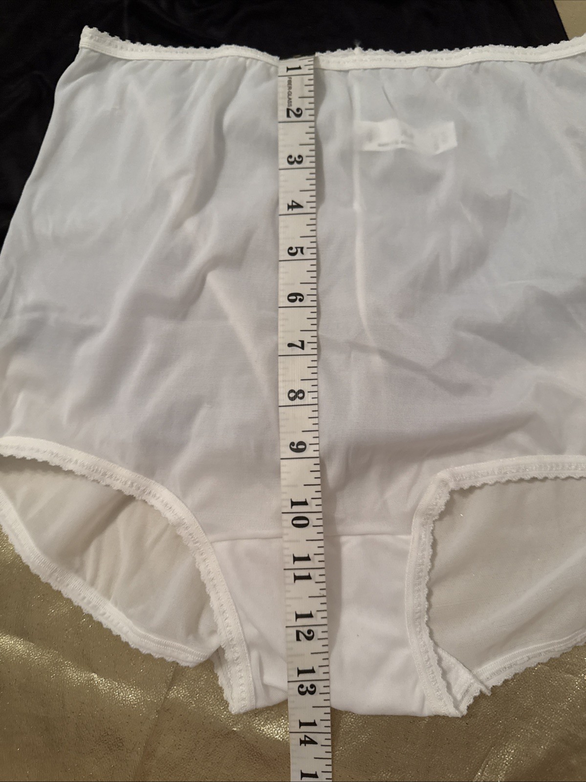 NEW 2 Pair Bali Skimp Scamp Briefs Panties #2633 One Black One White Size XL/8