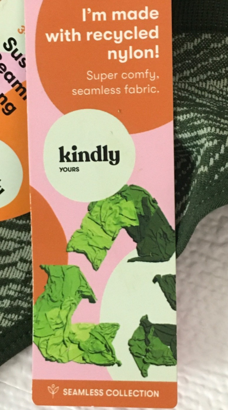Kindly Yours Seamless Thongs 3 Pack Women Size XXL 20 Green Gray New with Tags