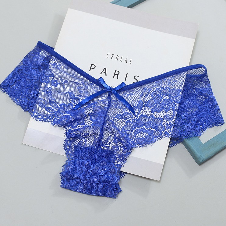 3 Pack Lot Sexy Womens Lace Panties Thongs See Through Ladies Underwear Lingerie