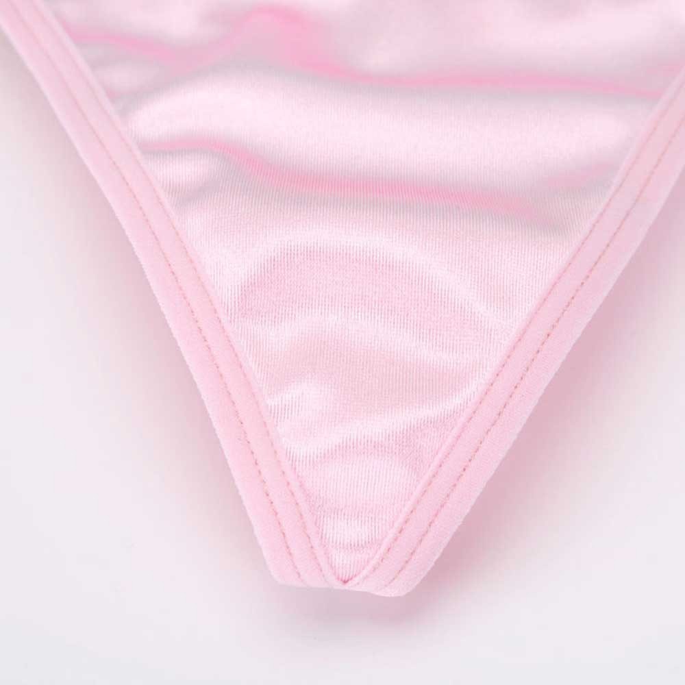 Womens Silky Satin G-String Bikini Thongs Panties T-back Sexy-Underwear M-XXL