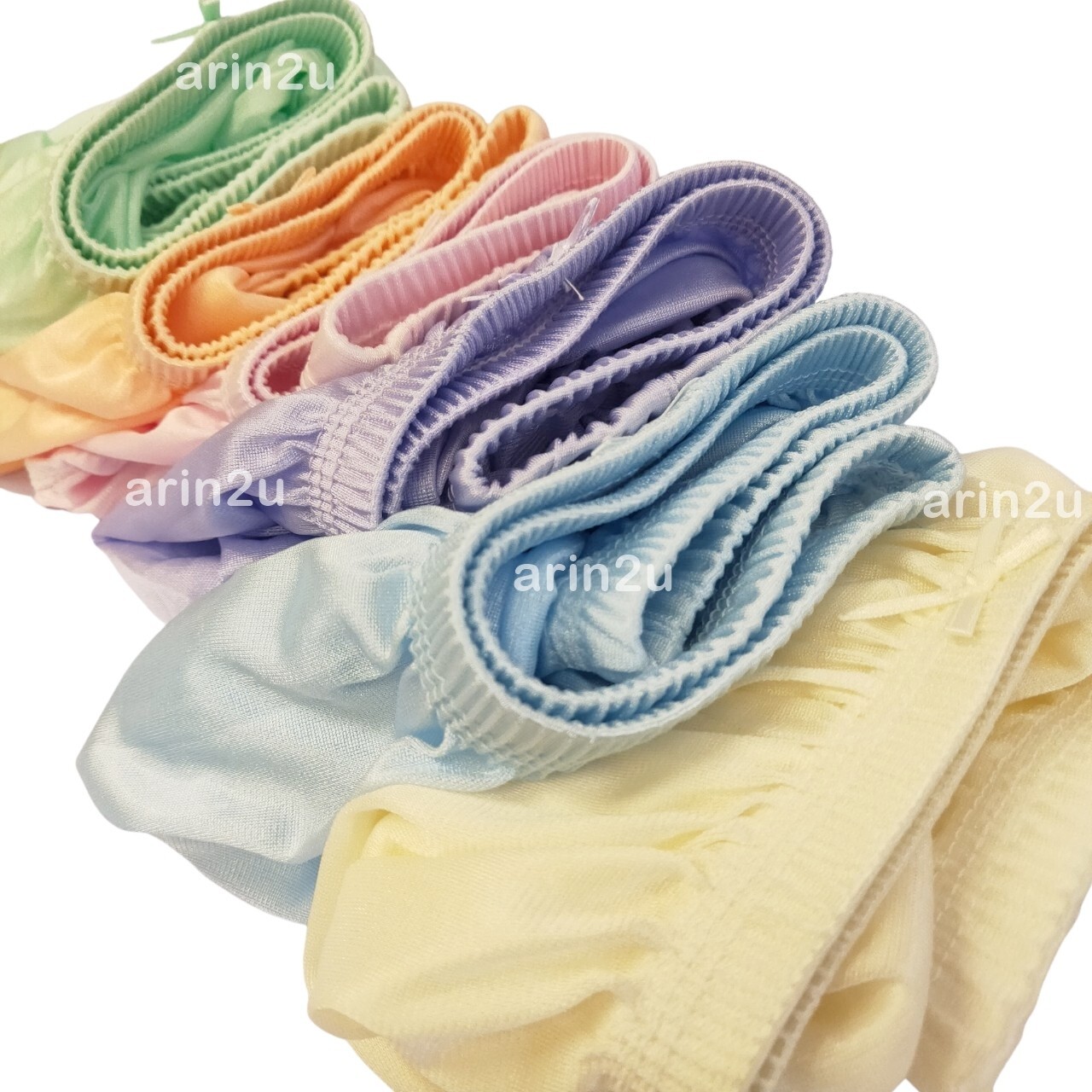 6 Pcs Sheer Transparent Nylon Panties Briefs Lingerie Size 3XL High Waisted Ligh