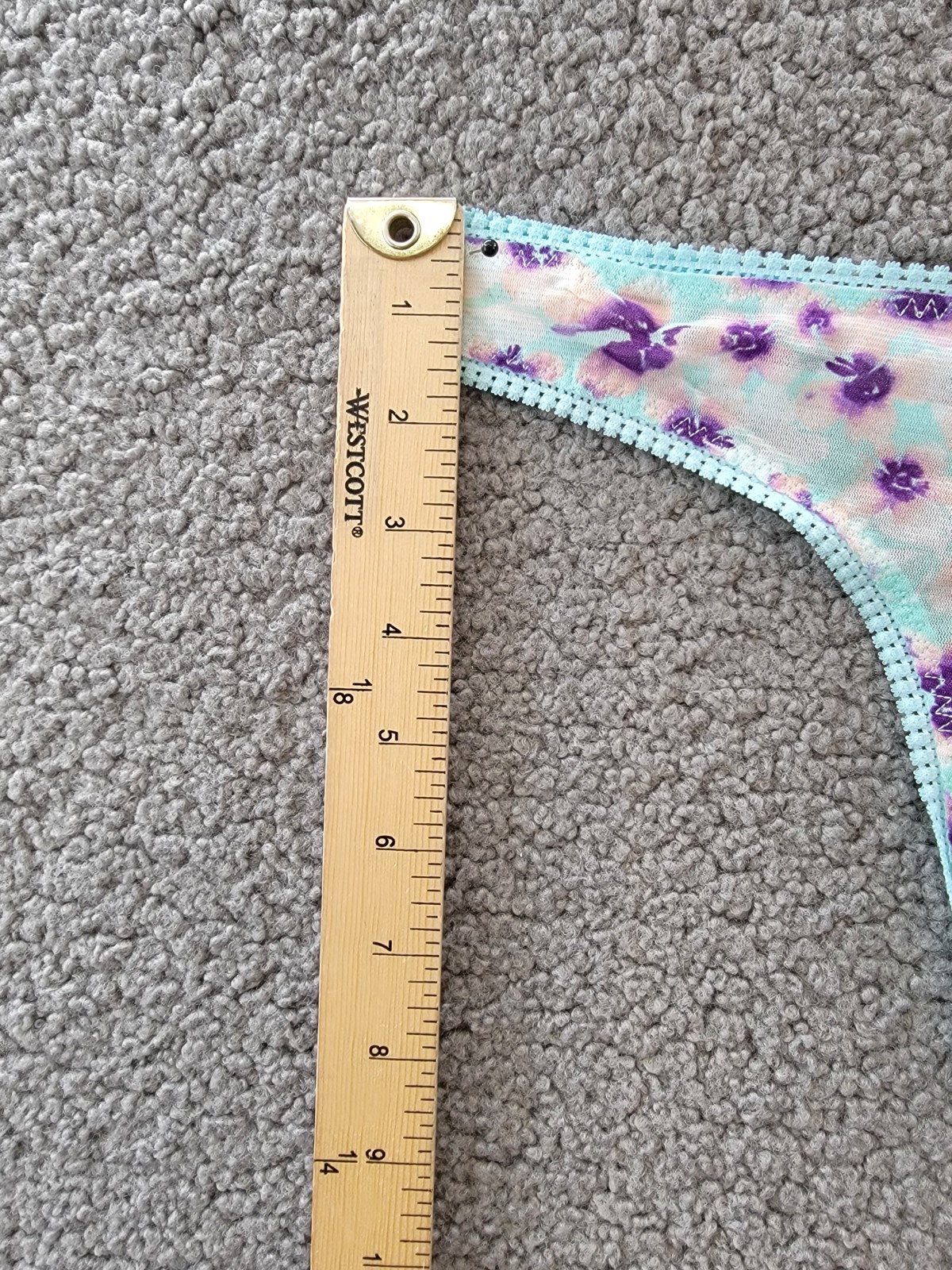 On Gossamer Printed Hipster Thong Women’s M/L Floral Dreams Pull-On
