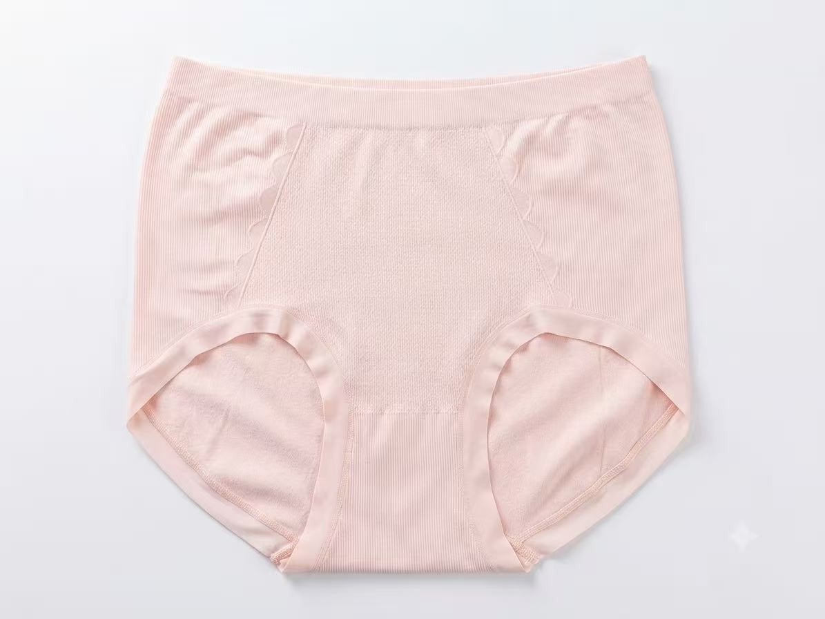 6ps Plus Size High-Waisted Nylon Minimalist Comfortable Women’s Pantie 155-240LB