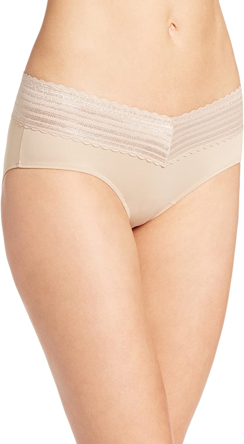 Warner’s 265418 Women’s No Pinching No Problems Lace Hipster Panty Size Small