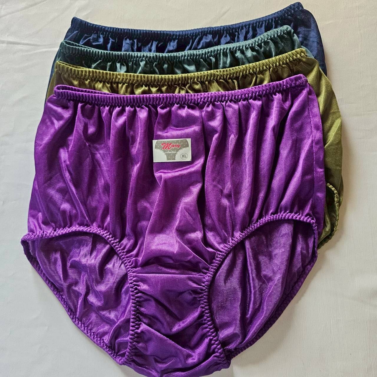 6pcs Granny panties Underwear Nylon Woman Man Soft Briefs High Waist 36″-42″ XL