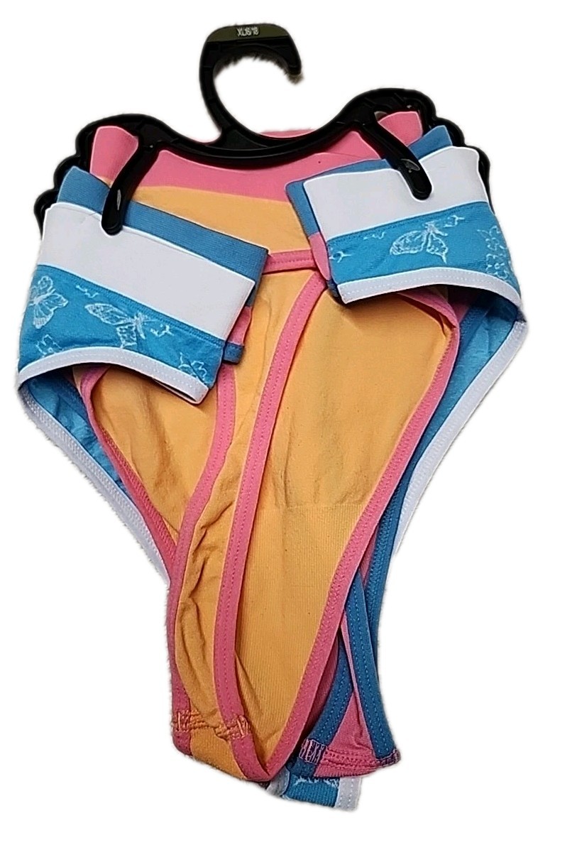 NWT Way To Celebrate 3-Pack Seamless Thong Panties Size XL 16/18 Multicolor
