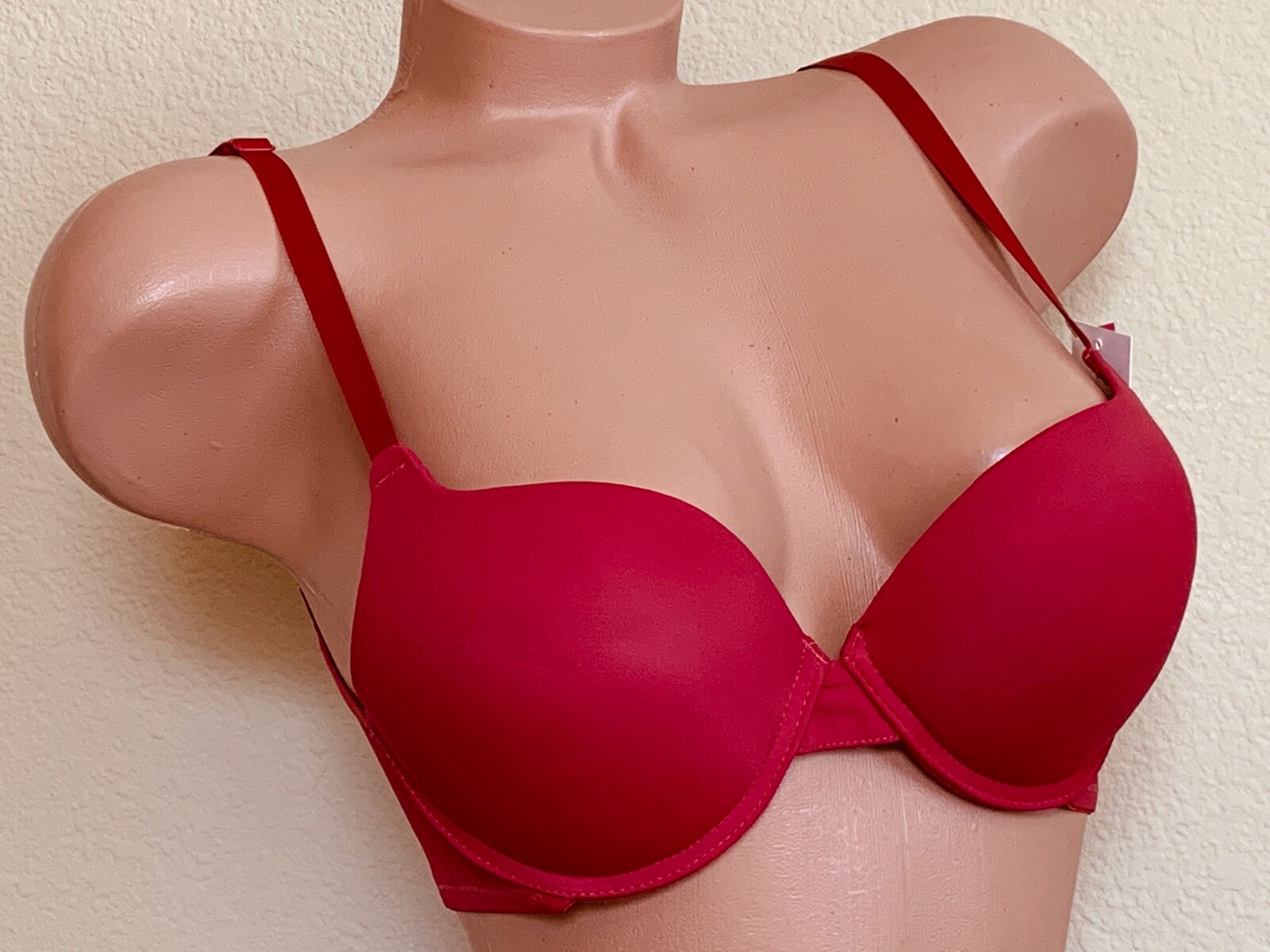 3-6 Women’s Bras Extreme Pushups ADD 2 Size CUP PLUNGE 7118 T-SHIRT Bra 32B-38C