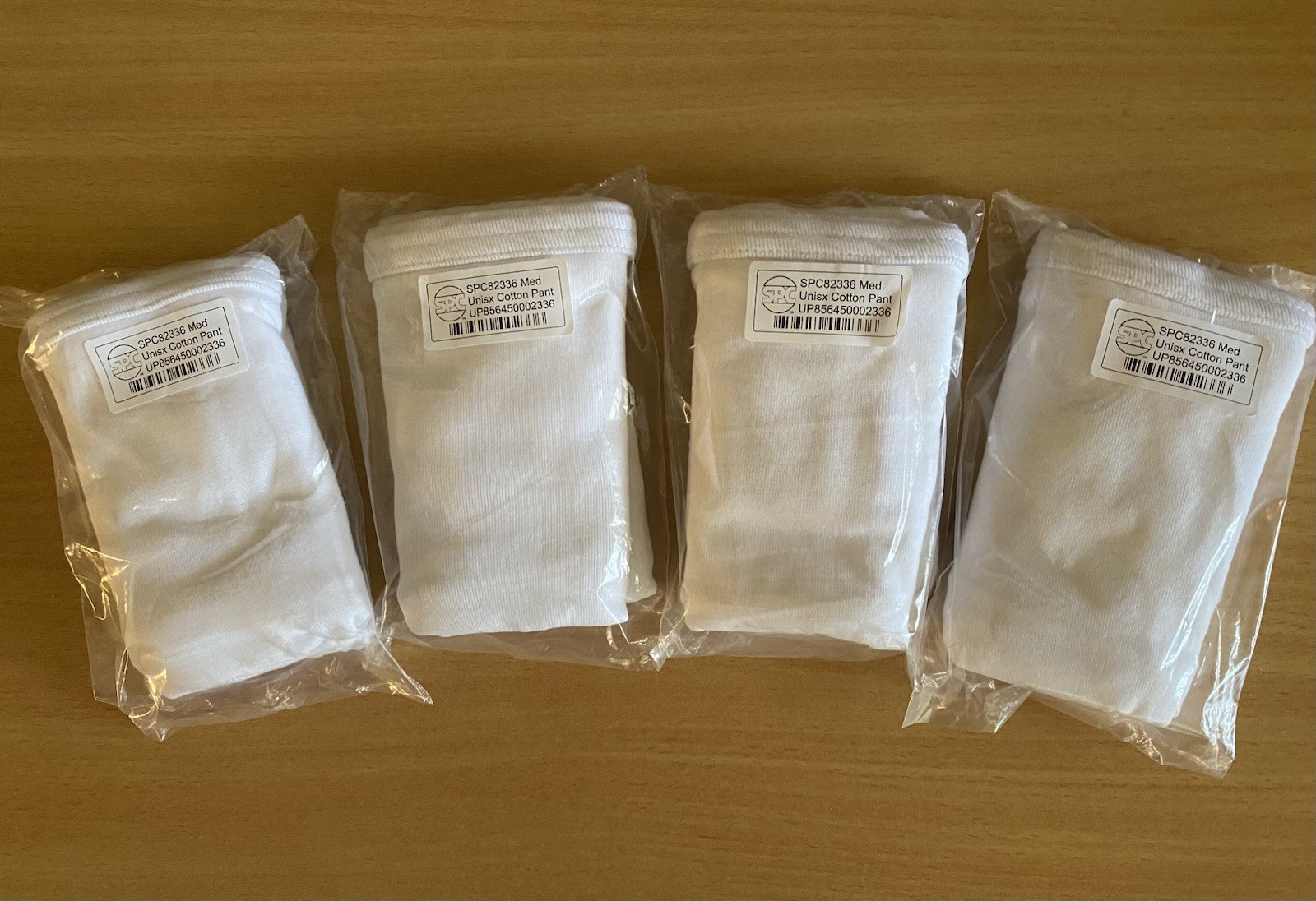 Protective Panties Incontinence Leak Proof Pouch SPC Cotton Washable 4 Pairs Med