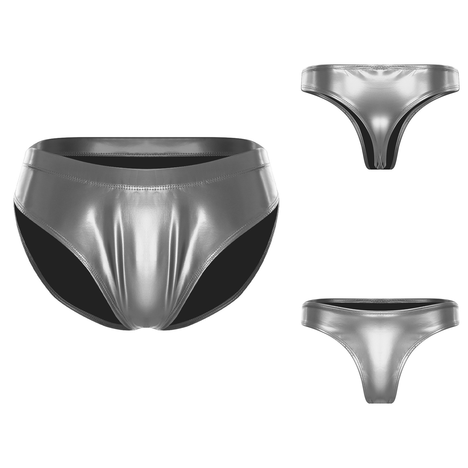 Women Briefs Lingerie Panties Cheeky Thongs Gothic Underwear Vacation Bikini