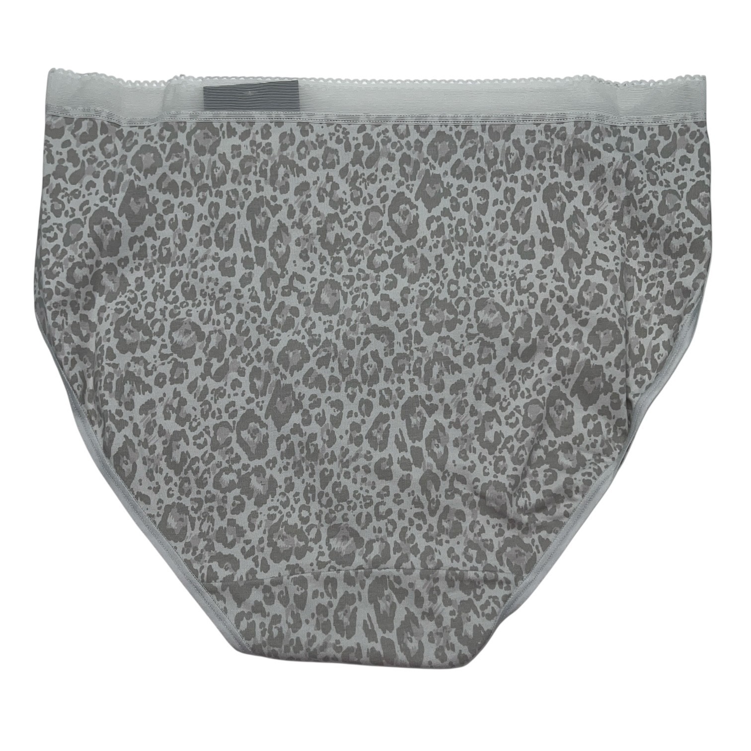 Bali Brief Panties 5 Pair Cotton Stretch Underwear Gray Red Mesh Band DRCL61