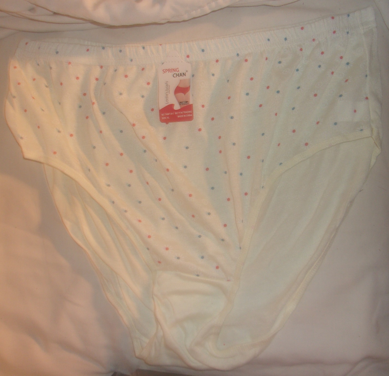 COTTON BRIEF PANTIES SIZE EXTRA LARGE NEW WITH TAG FLOWERS 3 COLORS AVAILABLE