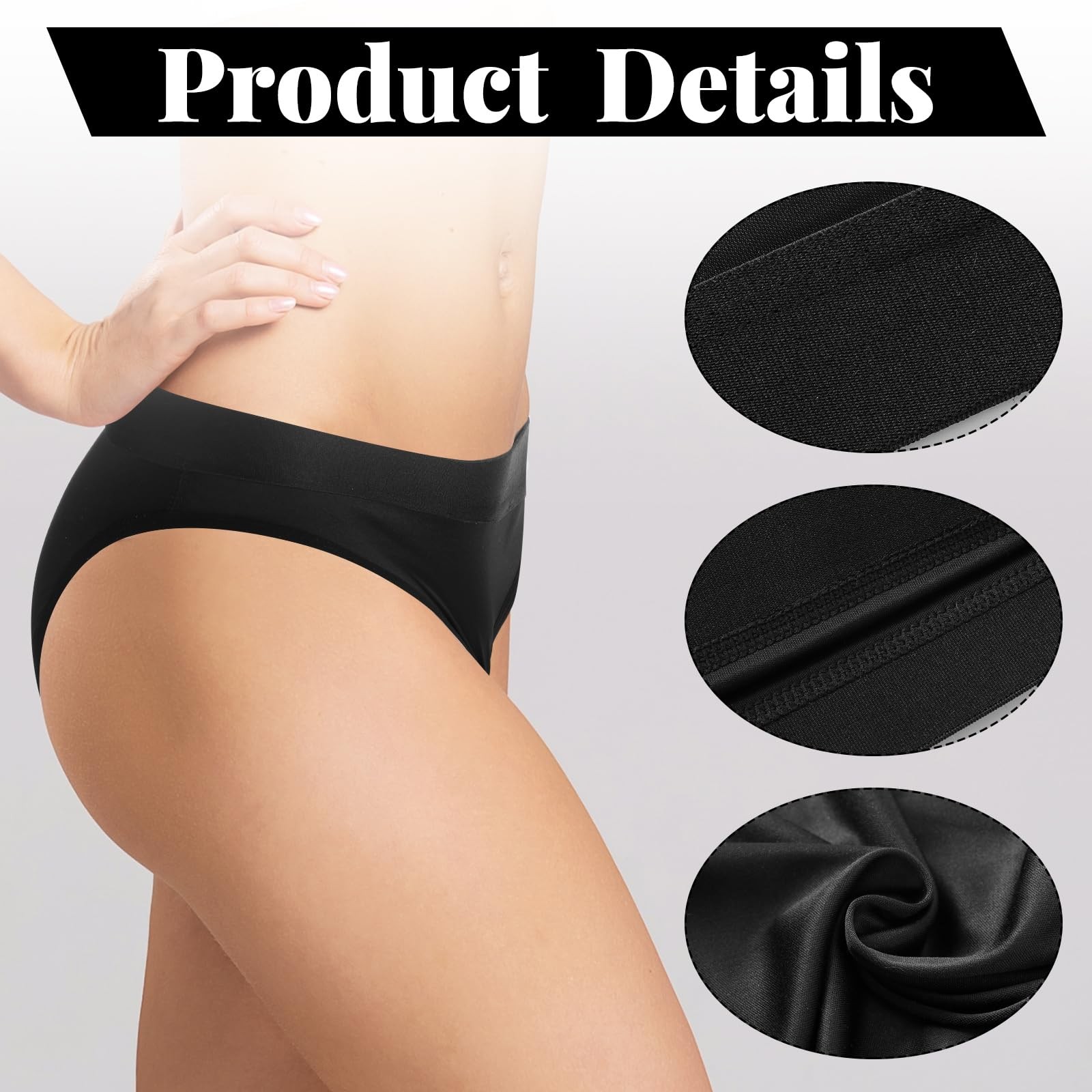 2 Pcs Tucking Hiding Bikini Panties for Transgender MTF Secure Compression Ga…