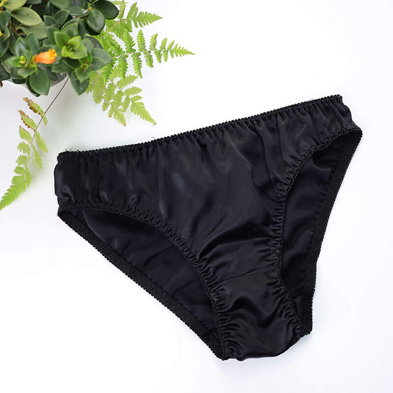 High Waisted Silk Panties Underwear Mulberry Women’s Breathable Knicker Briefs