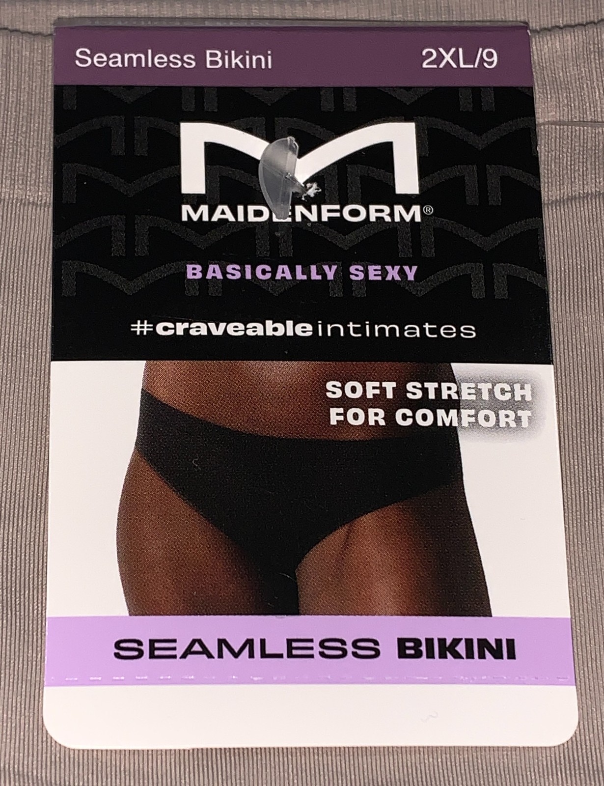 MAIDENFORM M Basically Sexy Microfiber Seamless Bikini Panty Womens M L XL 2XL