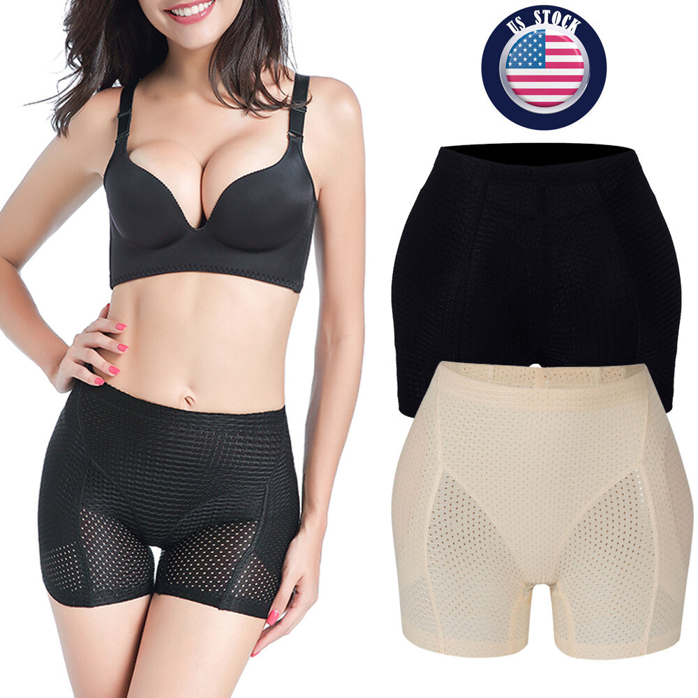 Female Abdomen Control Buttocks Enhancer Panties Silicone Pad Buttocks Lifter US