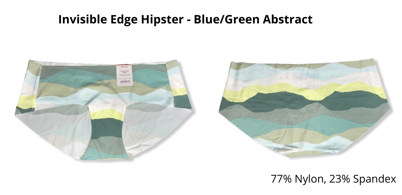 Women’s 5pk Assorted Styles & Colors Underwear – Auden – Size XS (0-2) – 390