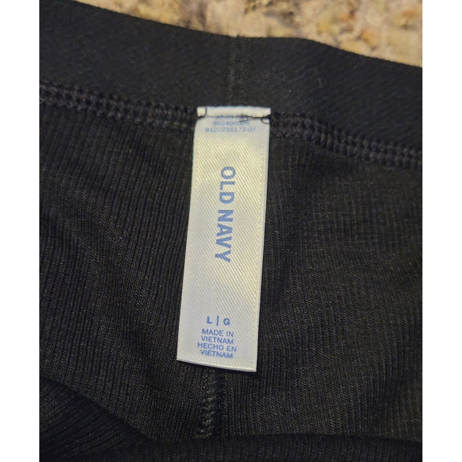 NWT Old Navy Ribbed Boxers Women’s Size Large Black