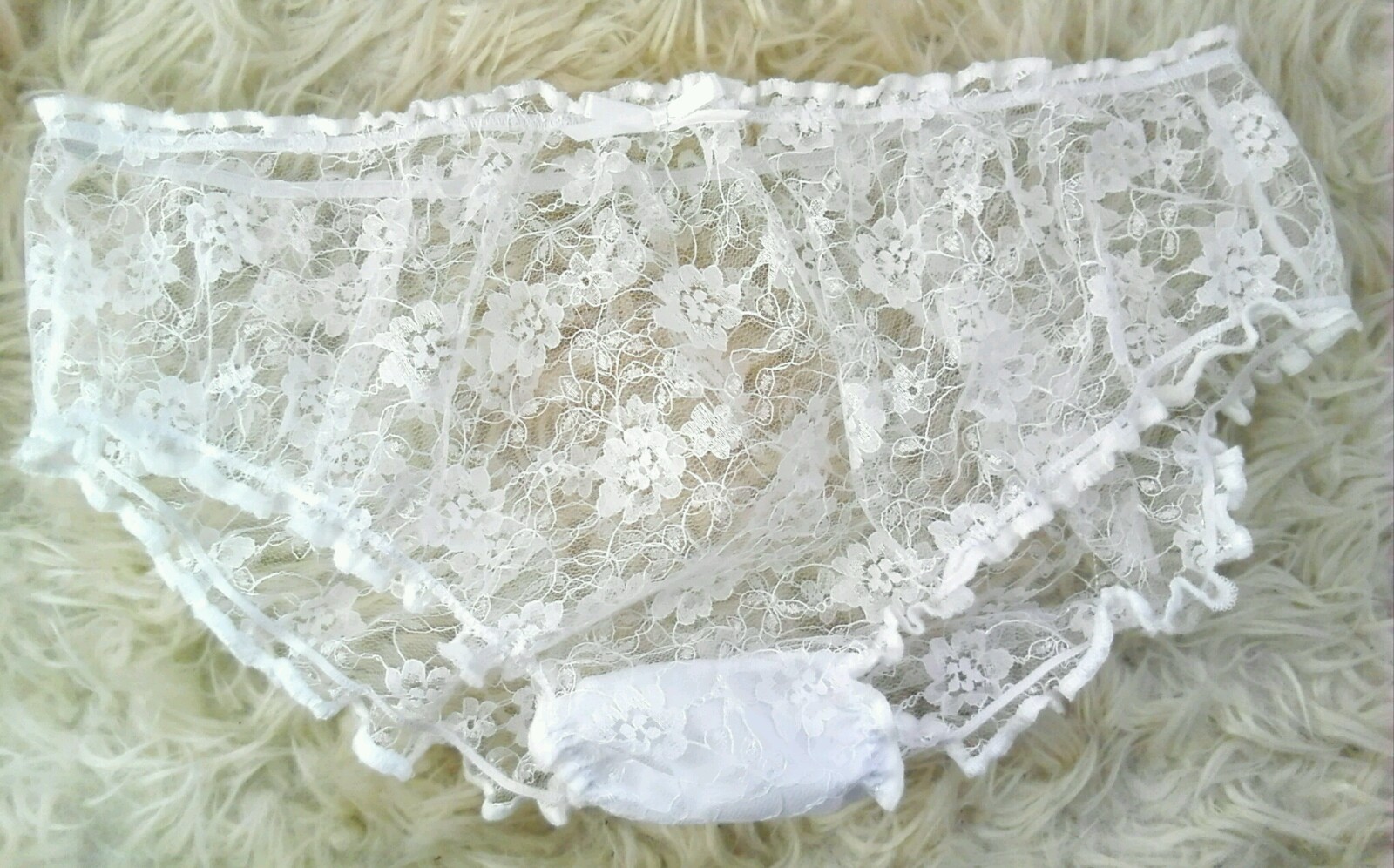 🌸MADE TO ORDER* ” See Through” full Lace SISSY Knickers*Any colour.Any size..🌸