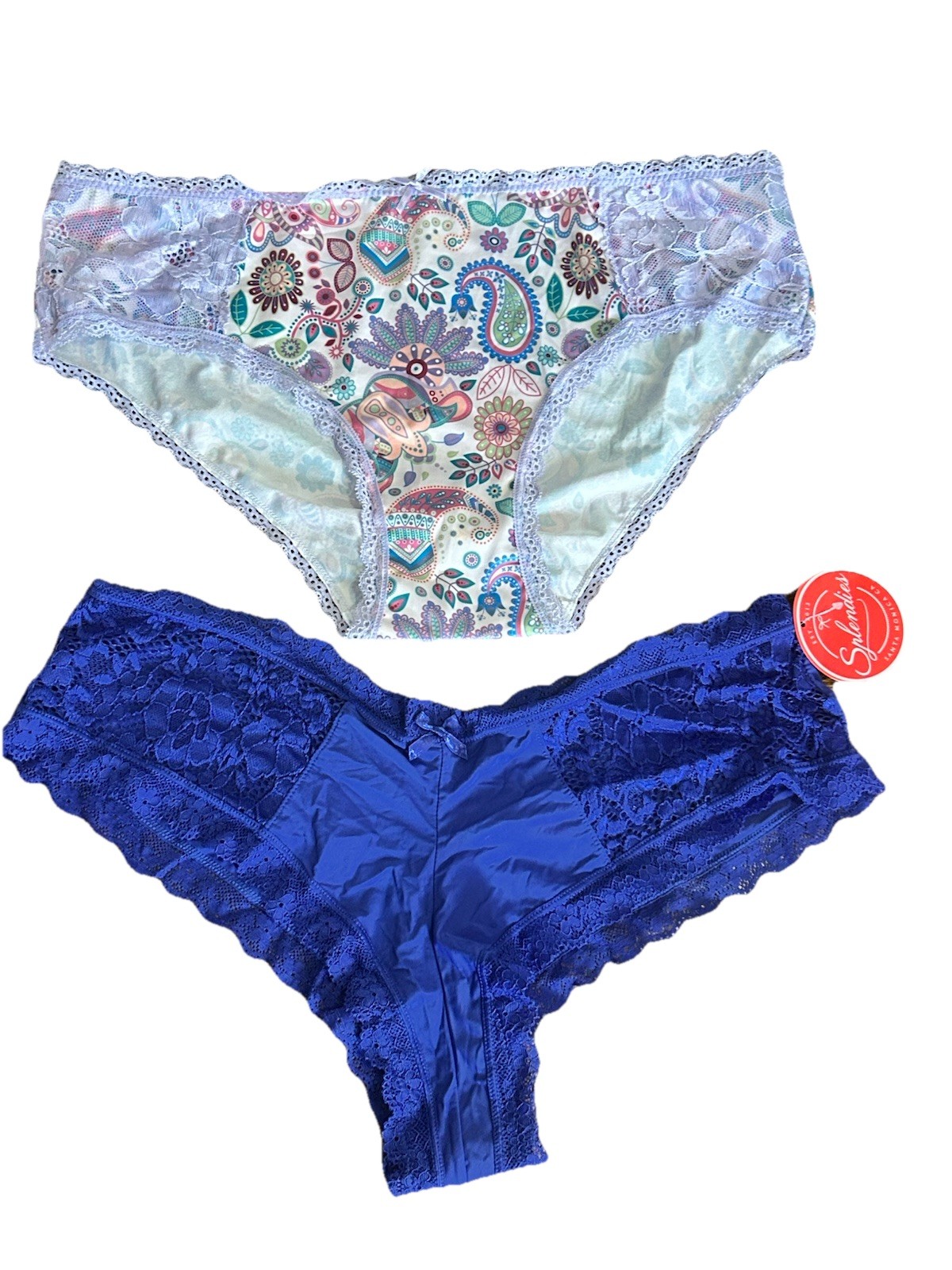 Splendies XXL Women’s Panties NWT 2 Pair Free Shipping New with Tags lingerie