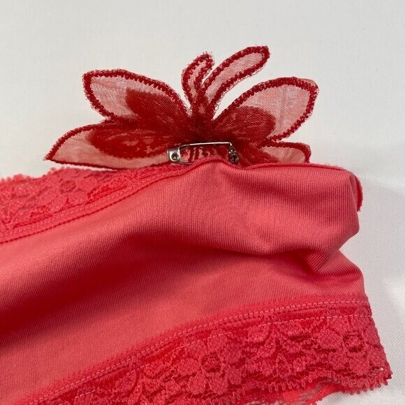 Victoria’s Secret Panties S Vintage Coral Low Rise Hip Hugger Microfiber 2005