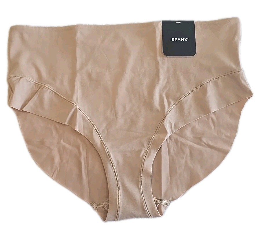 SPANX Supersmooth Bikini Panty Womens L Champagne Beige Seamless NWT
