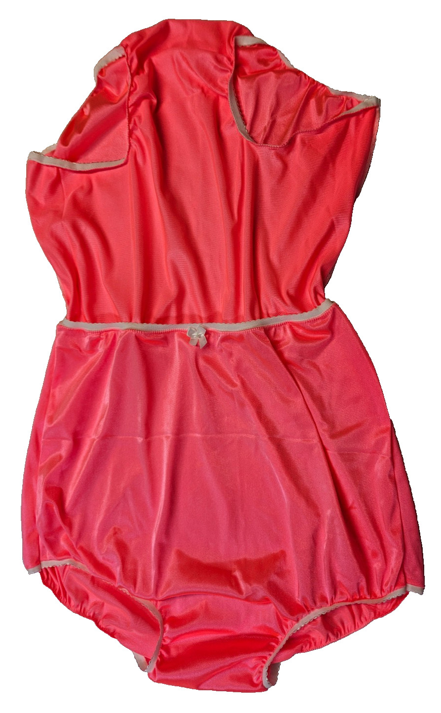 CORAL Nylon Tricot NO LACE Bubble Bloomer & PANTY 2 LAYER 27-42 **