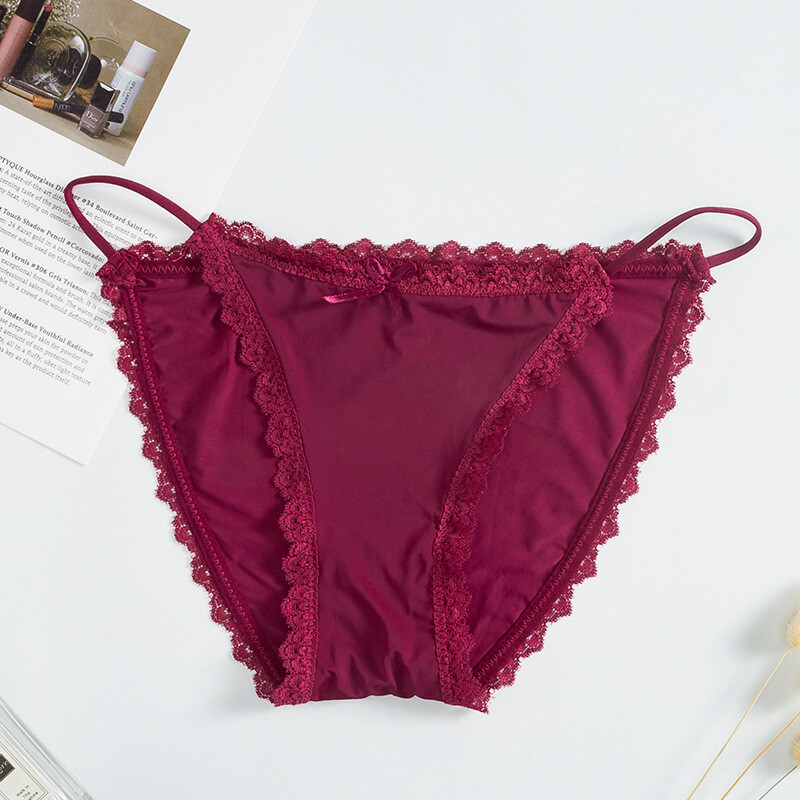 2 pcs Women’s Lace String Thongs & Panties Soft Comfort Underwear Set