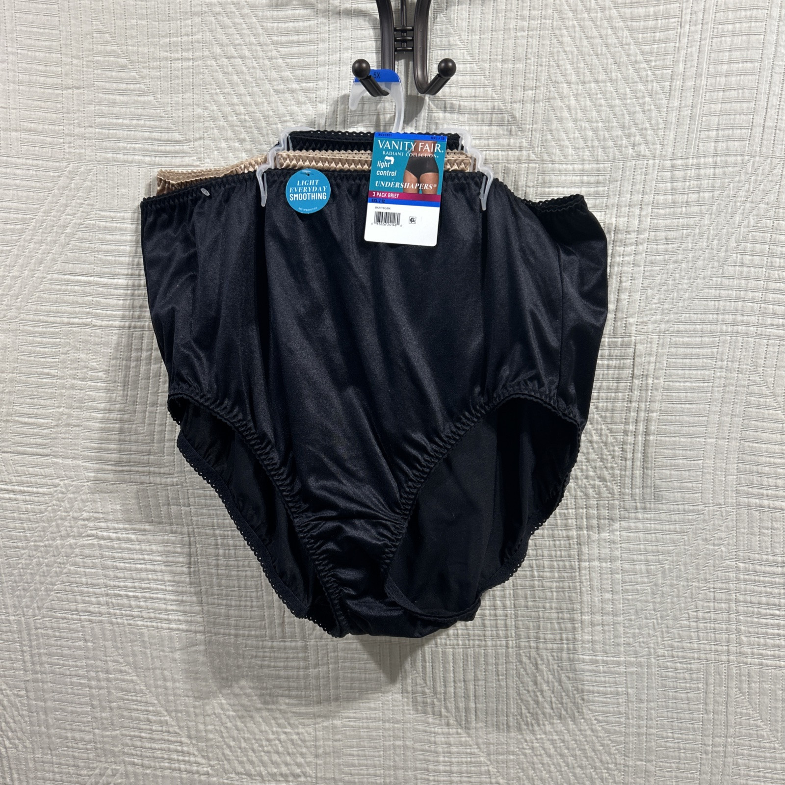 Vanity Fair Radiant Collection Light Control Under Shapers 3 Briefs 5 XL 12 New