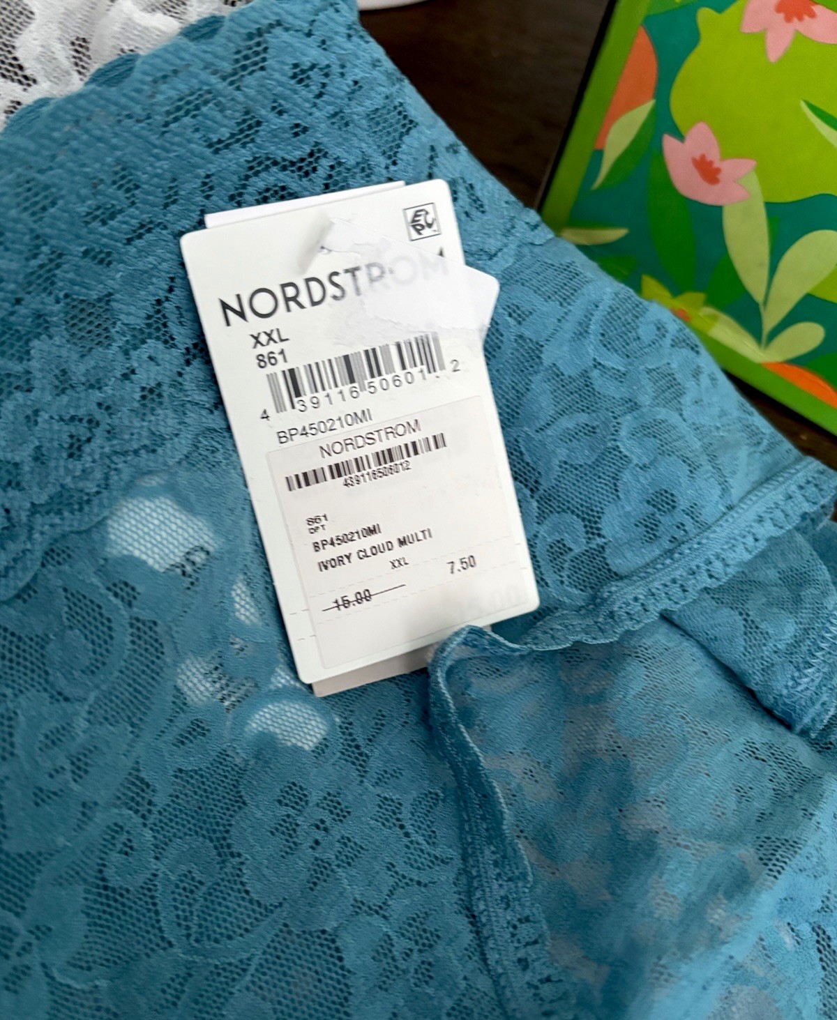 NEW Nordstrom Underwear Size XXL BP Lace Stretch Hipster Brief 3 Pack Lot Set