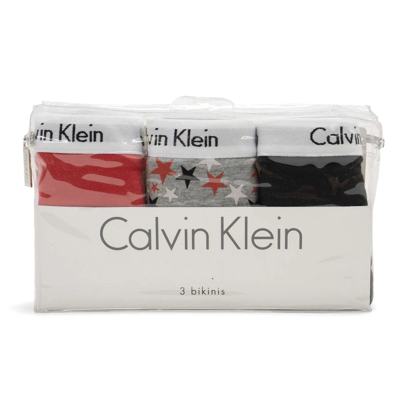 Calvin Klein 3-Pack Carousel Bikini L45743 Women’s Size S