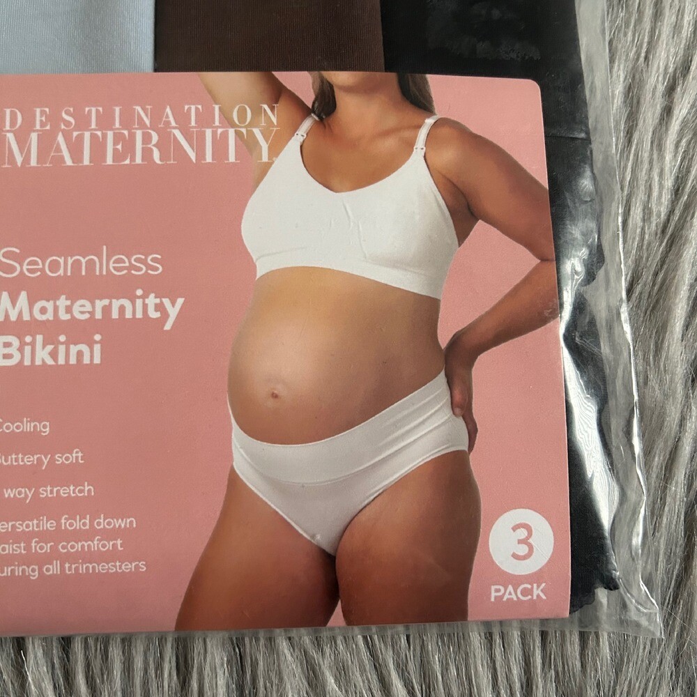 Destination Maternity Seamless Bikini Womens Size Small Cooling Buttery Soft