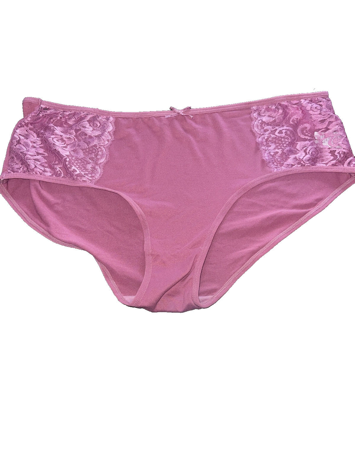 Spree Intimates Bikini Panty Sissy Underwear Plus Size 2X Purple Mauve Lace