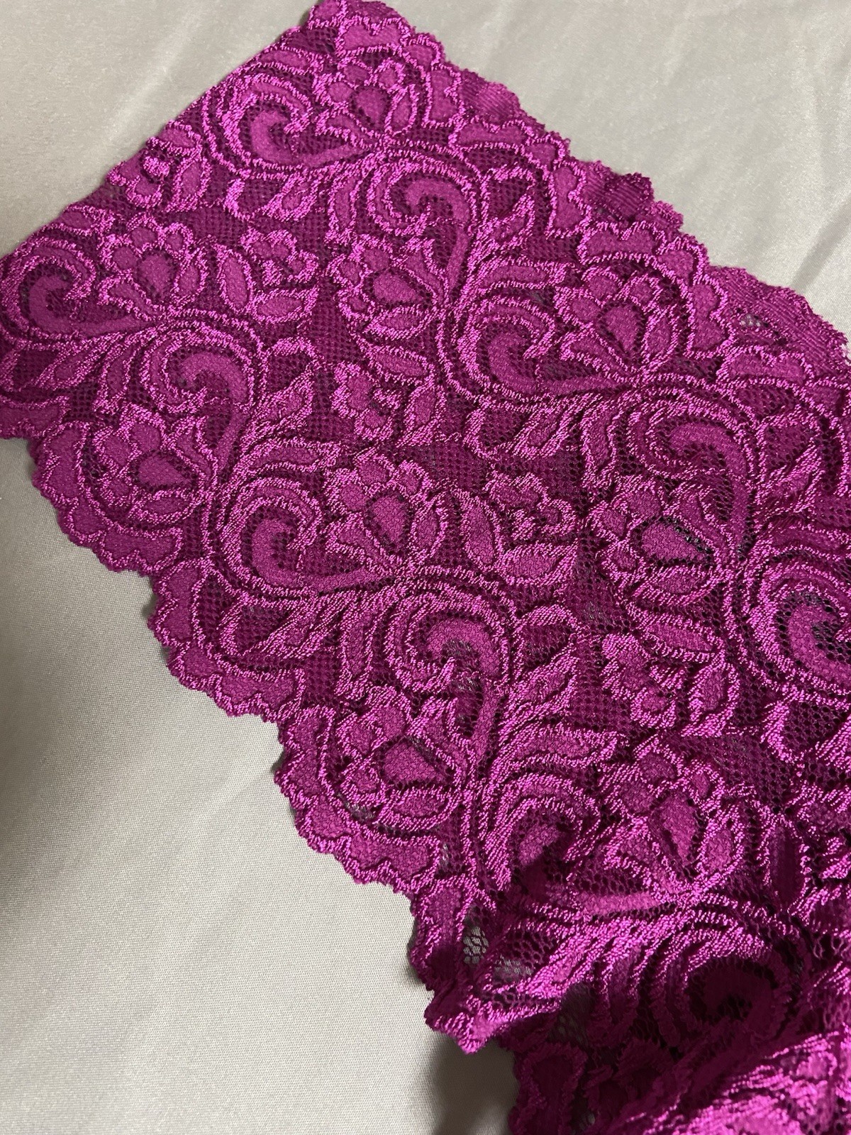 Smart & Sexy Women’s Signature Lace Cheeky Panty Fuchsia Size 9 NWOT