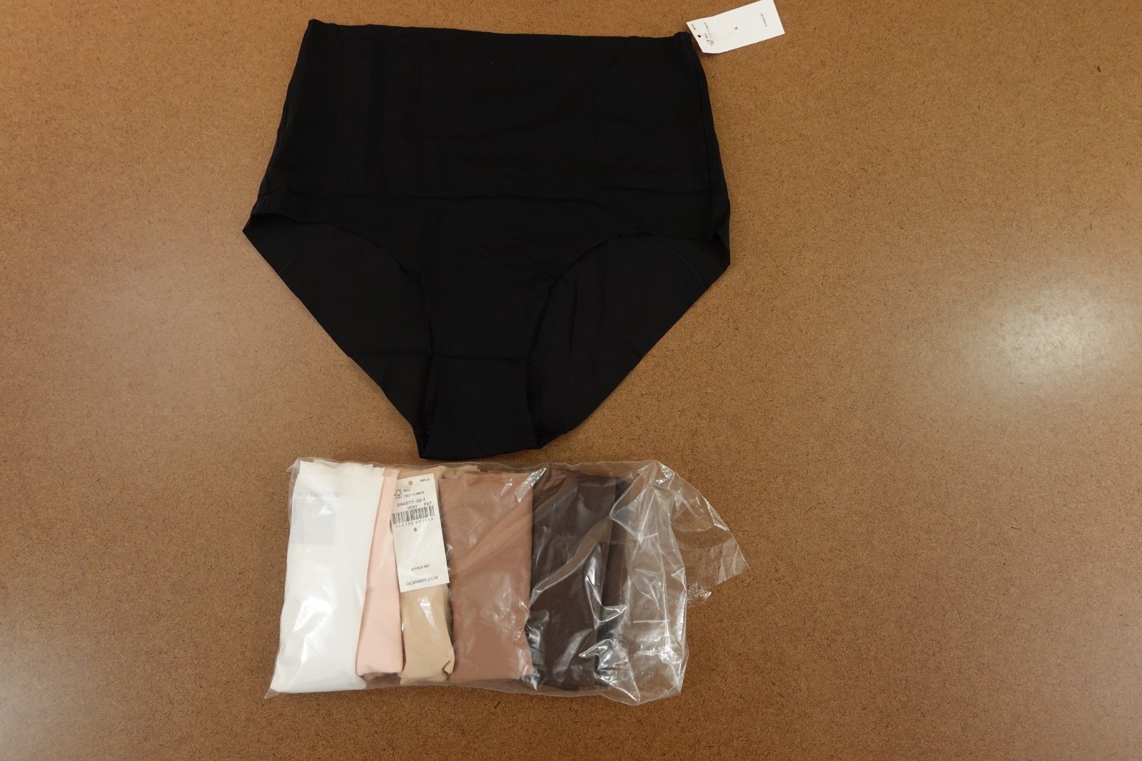 Old Navy Womens Size Small Multi High-Waisted No-Show Brief Panty 6-Pack NWT