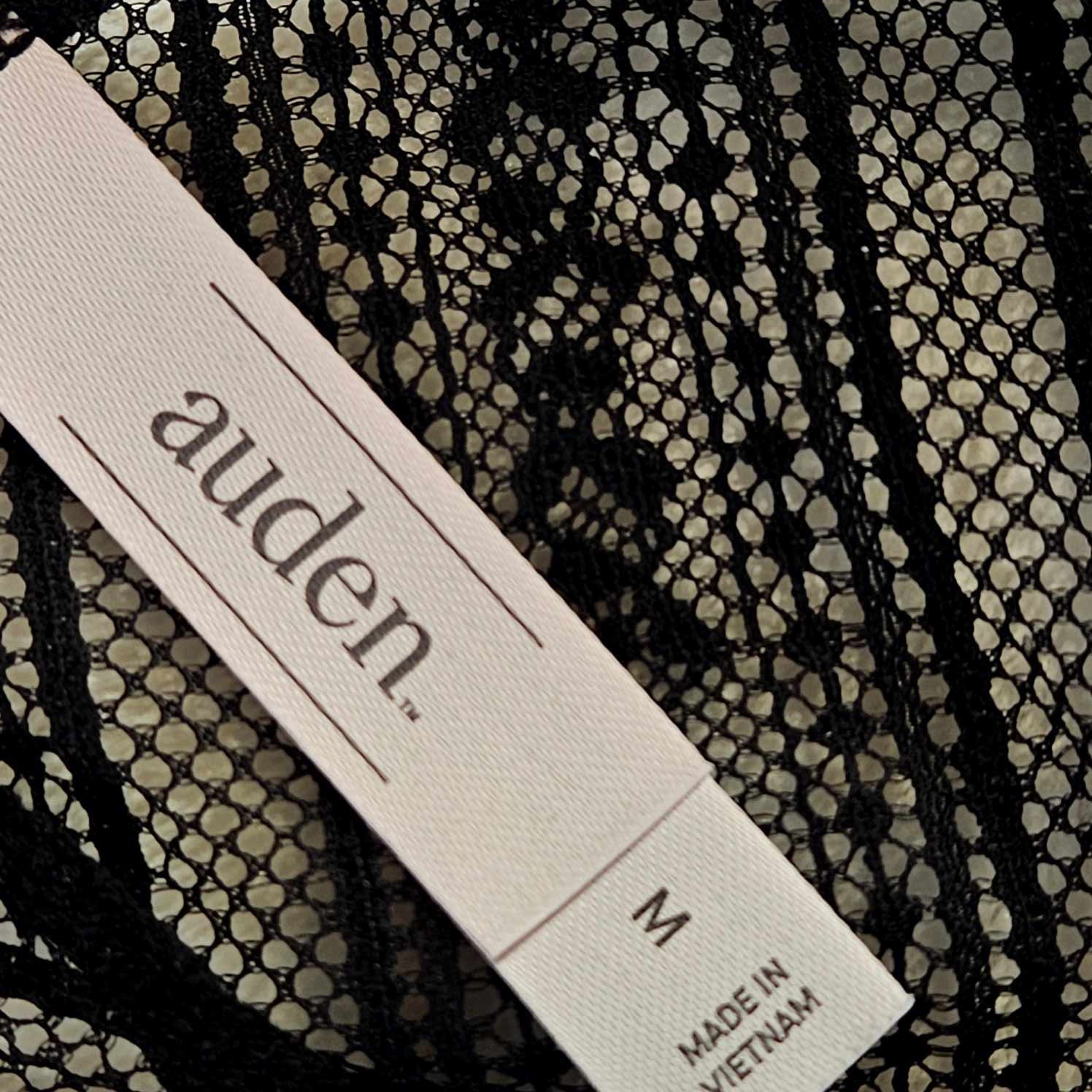 Auden 6pk Strappy Lace and Micro Bikini Underwear Womens Medium Stretch Black