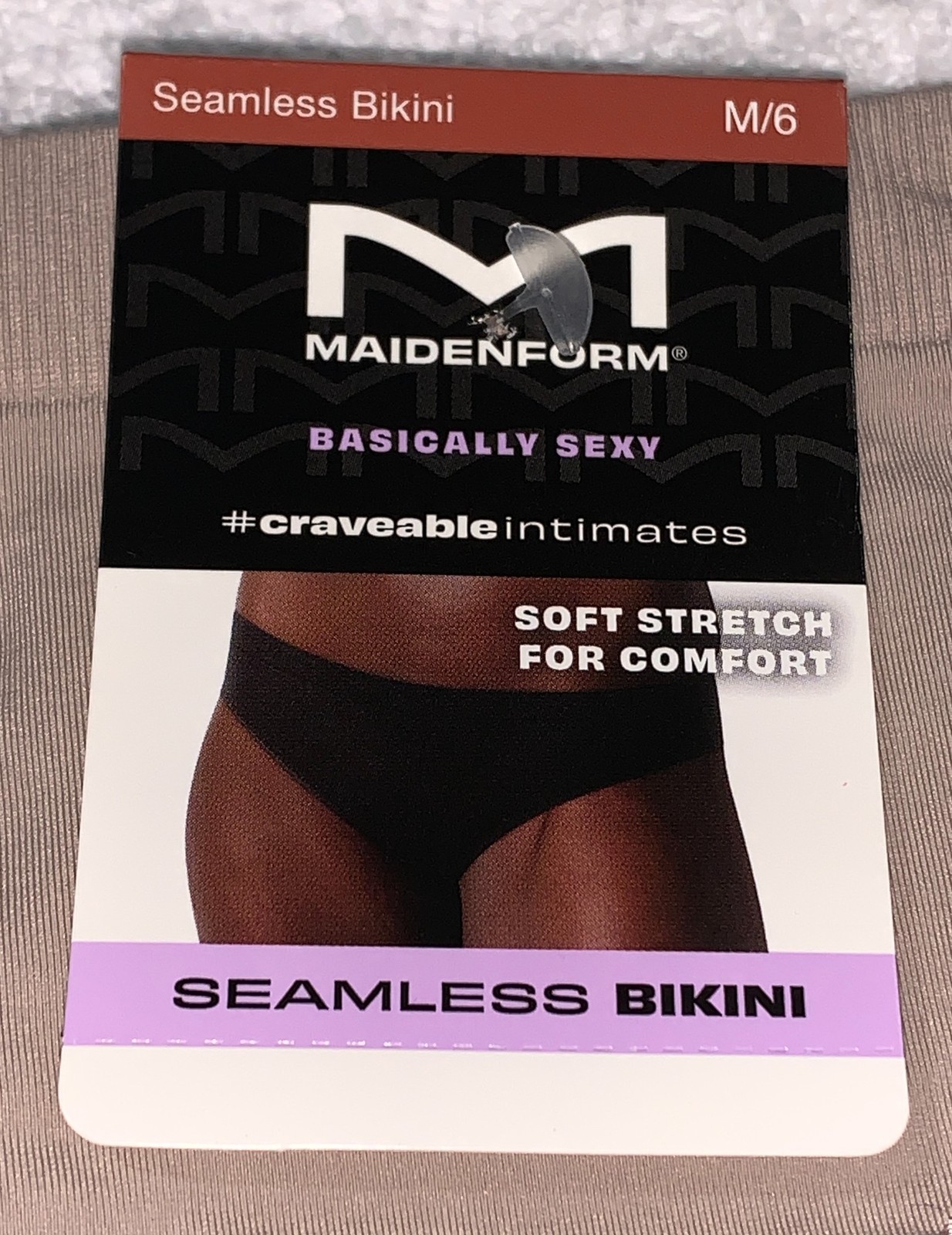 MAIDENFORM M Basically Sexy Microfiber Seamless Bikini Panty Womens M L XL 2XL