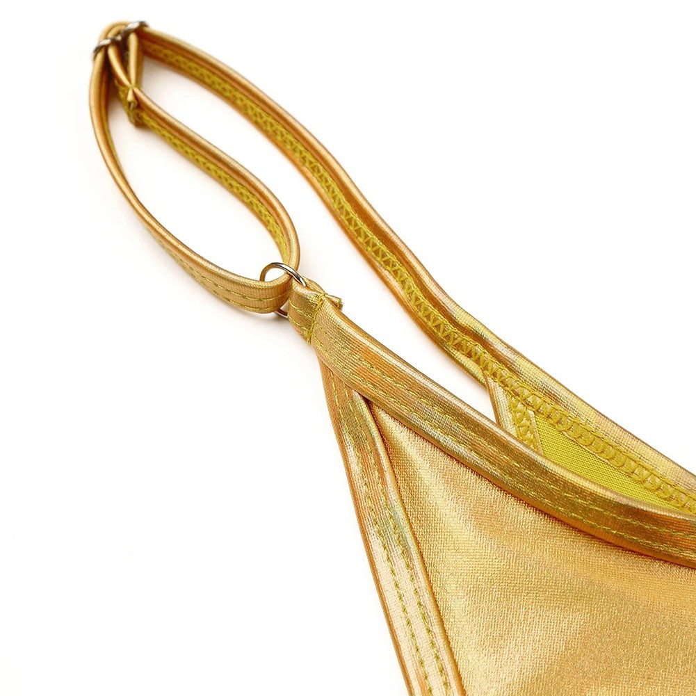Sleek Womens Low Waist Thong with Sequins for Comfortable Home and Sleepwear