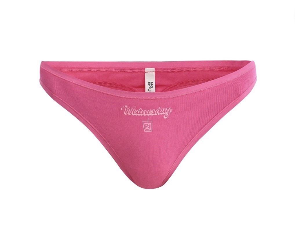 7-Pair NO BOUNDARIES Women’s XS (0-2) Cotton Thong Mid-Rise Days Of The Week