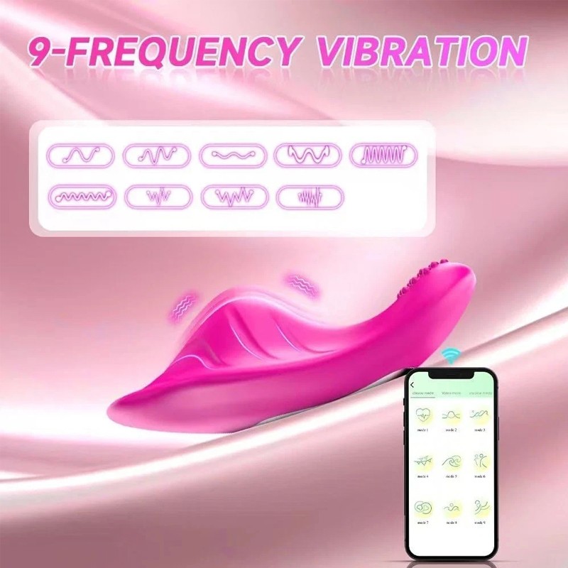 Vibrating Women Panties Massager Wireless APP Remote Control Waterproof