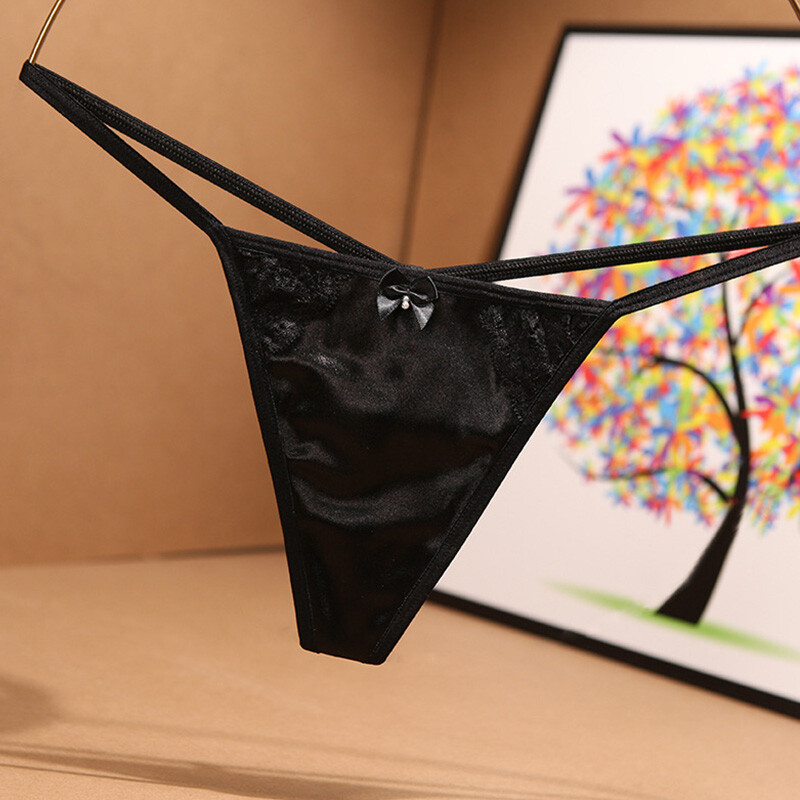 2 Pack Lot Sexy Womens Panties Thongs G-string Lace Lingeries Underwear T-back