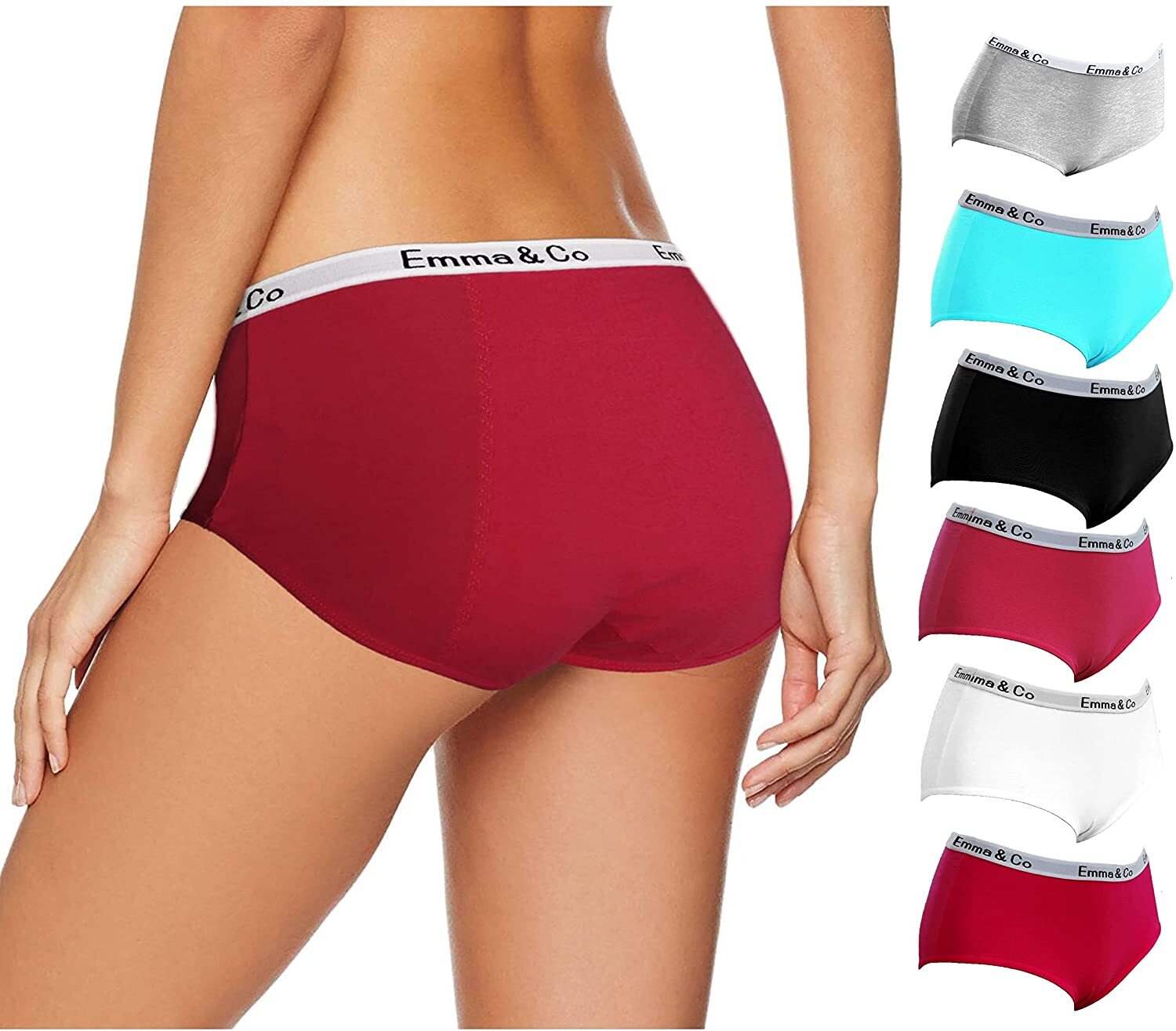Period Pants High Waist Postpartum Underwear Leakproof Menstrual Cotton Knickers