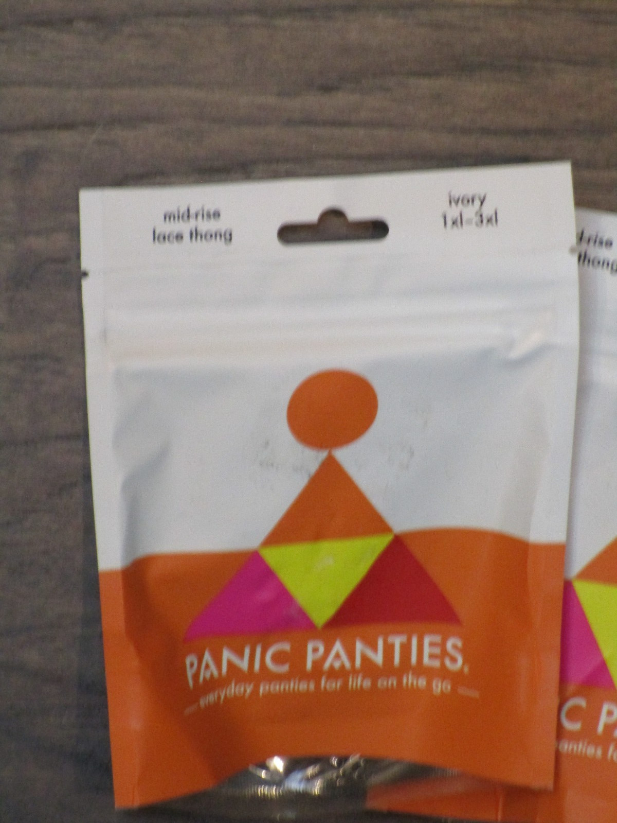 5-PACK PANIC PANTIES MID-RISE IVORY LACE THONG PANTIES SIZE 1XL-3XL