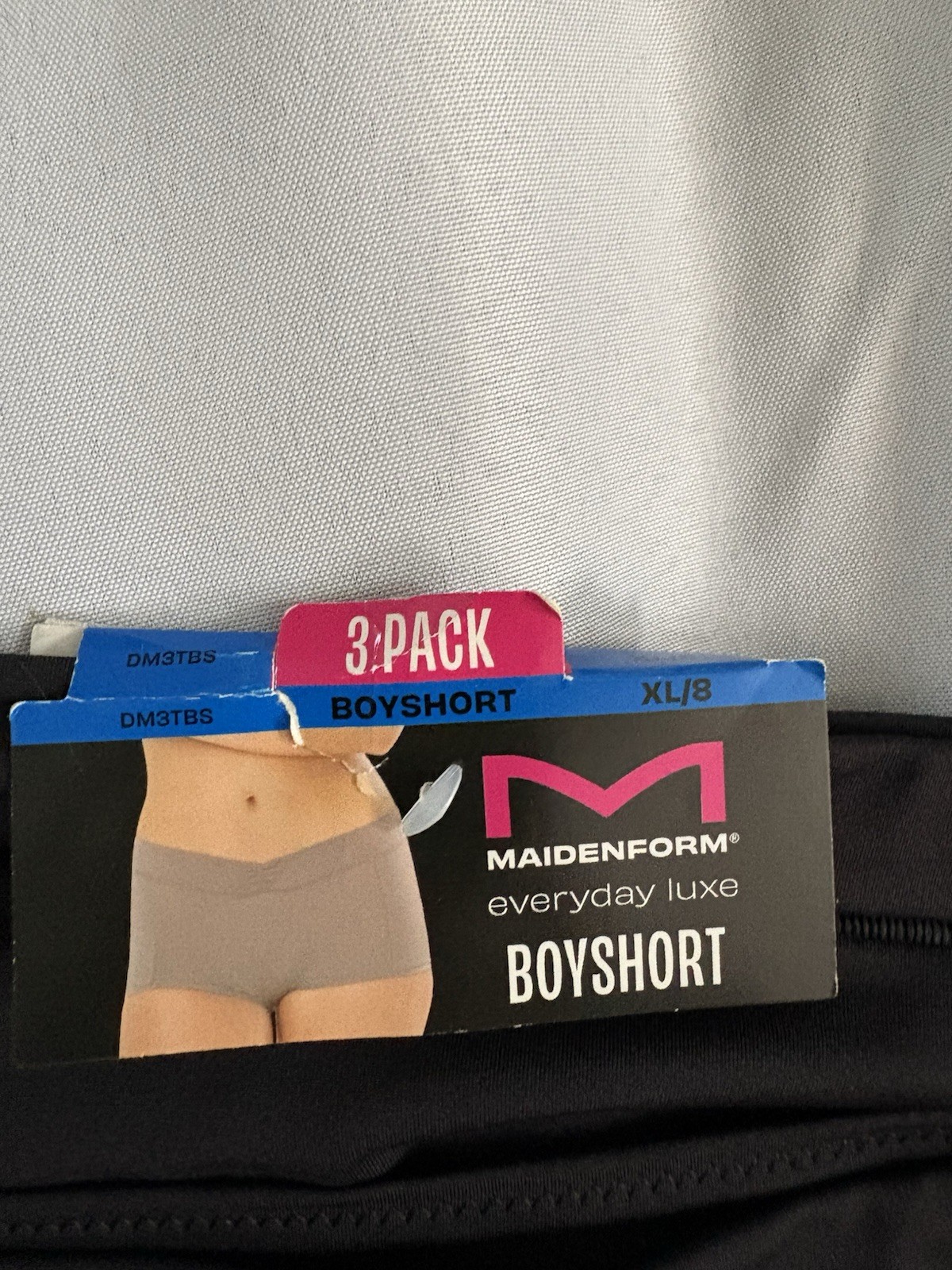 NEW Maidenform Everyday Luxe BoyShorts Size XLarge Multi-Color DM3TBS 3 Pair