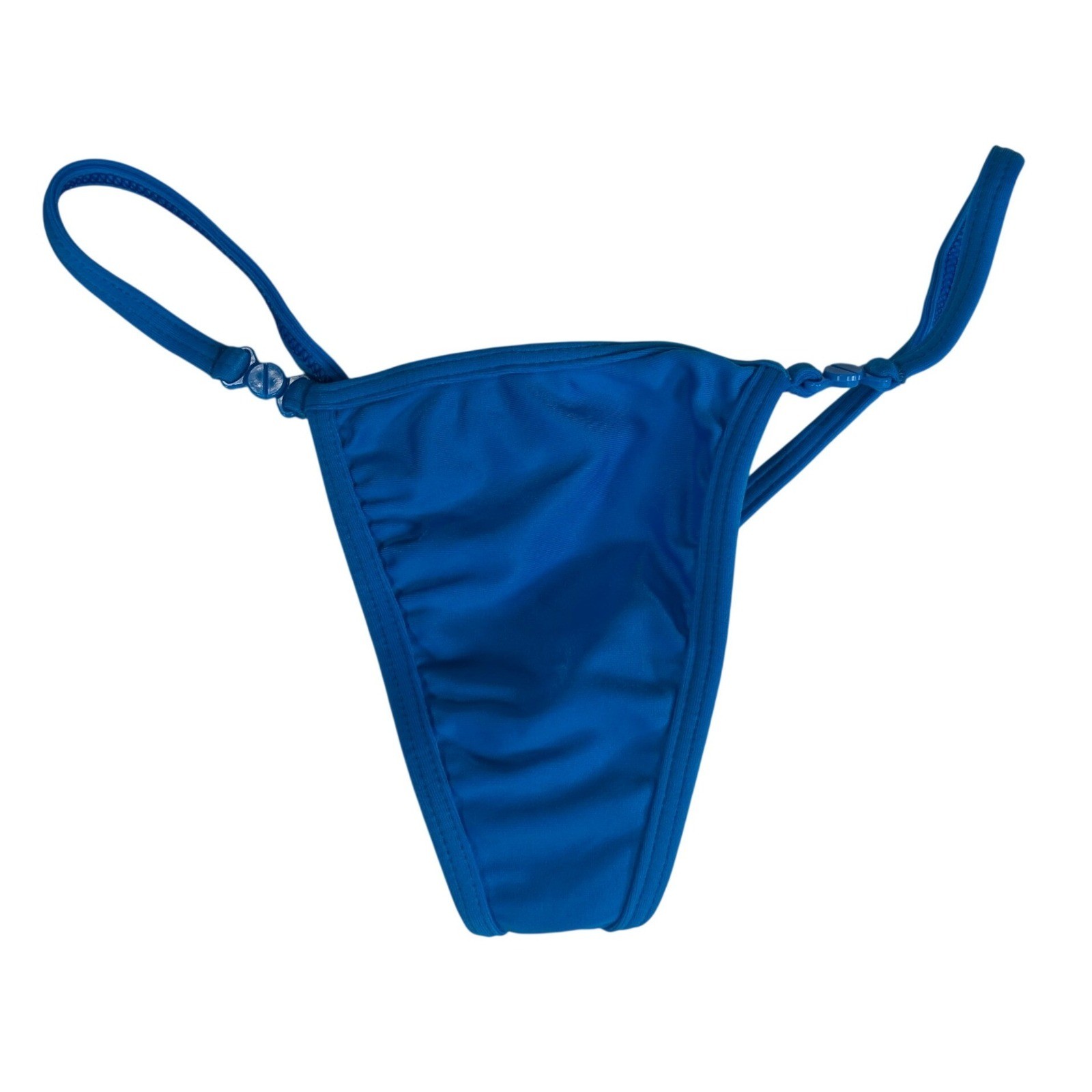 Latin Angel VTG Blue Dancewear Clubwear Brazilian G-String Thong Size M NEW