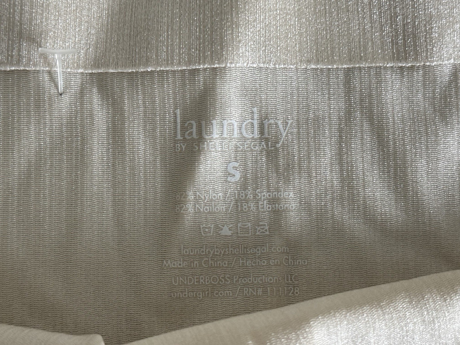 New Woman Laundry panties Underwear Size Small Black White Beige