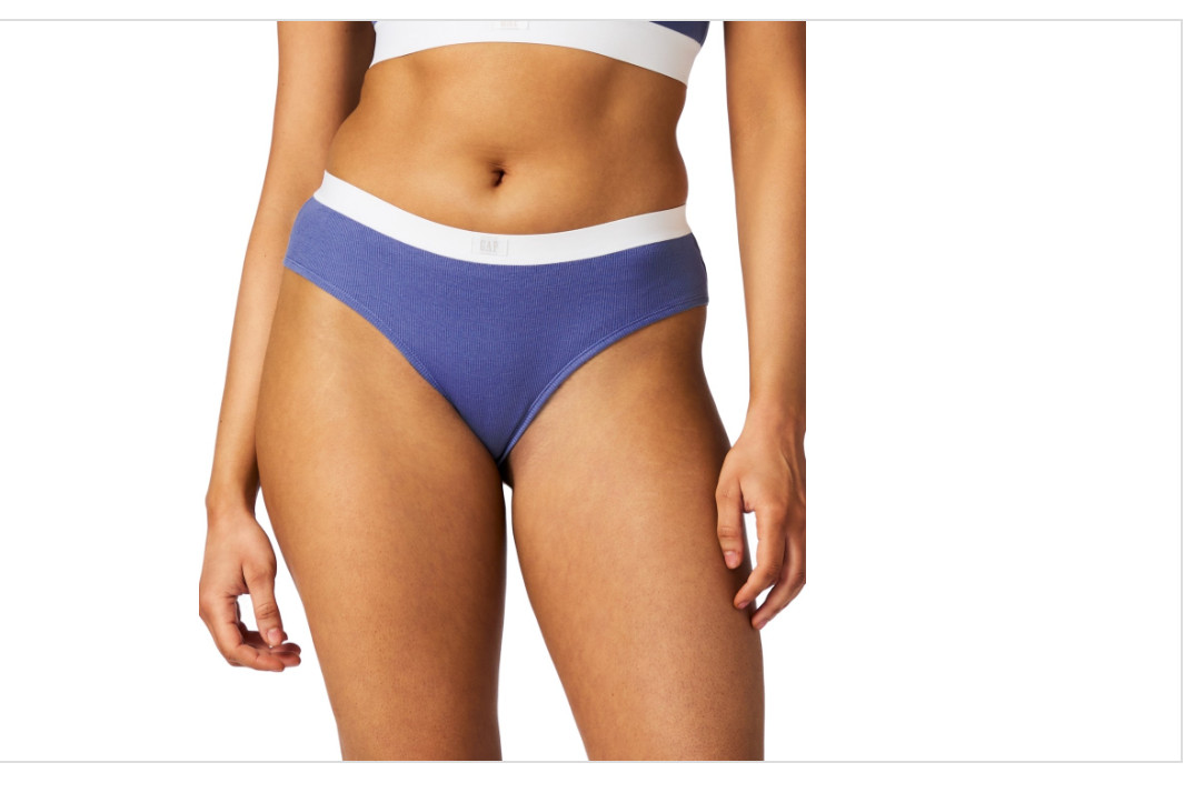 Gap GapBody Women’s Logo Comfort Hipster Underwear Purple Size S 11226