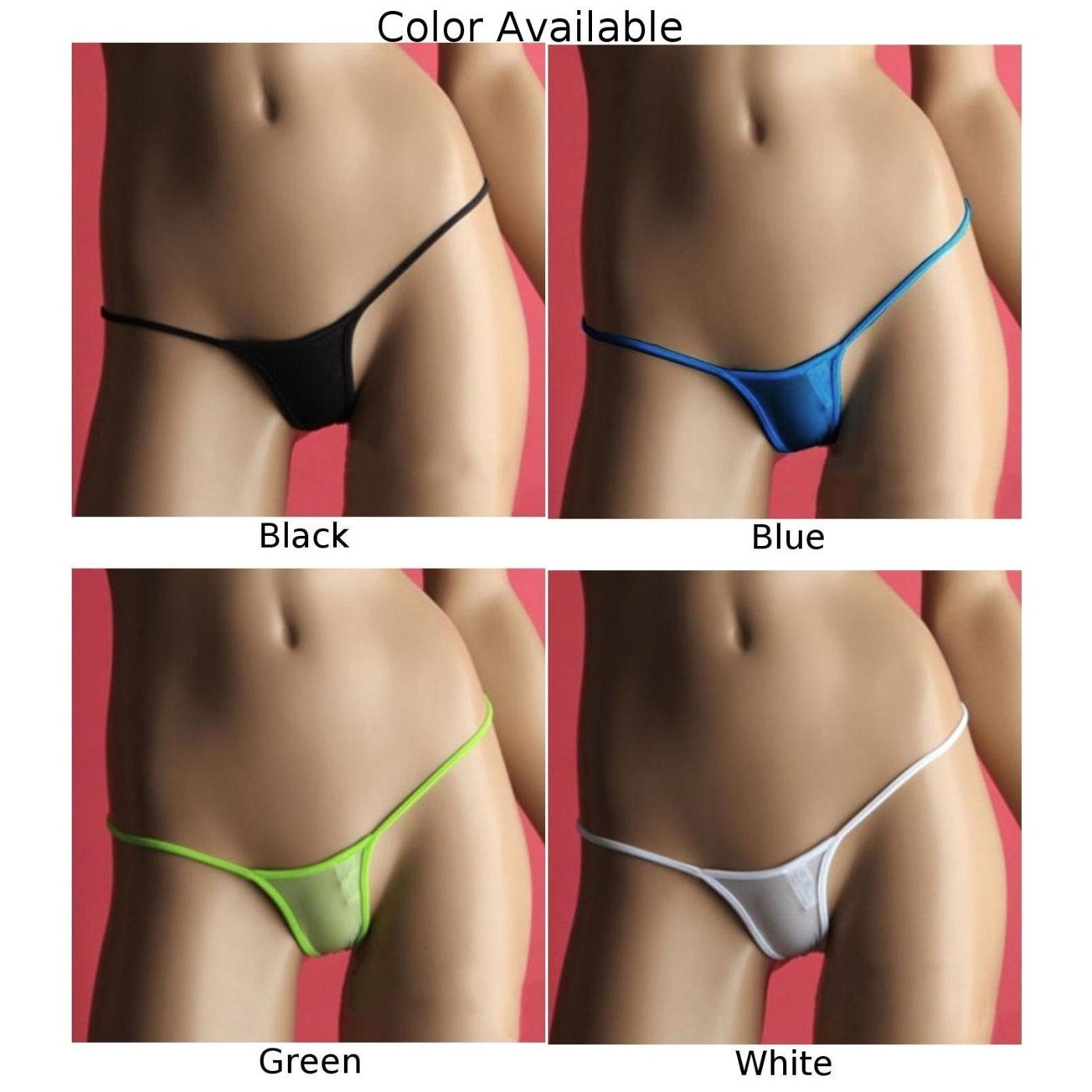 Mens Sexy Jockstrap Underwear Backless Thongs Briefs G-String Fashion Underpant