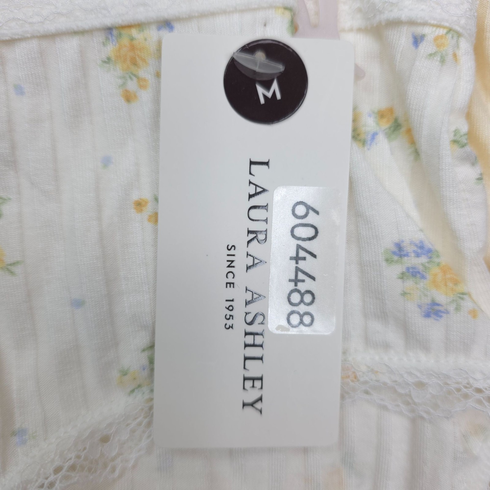 Laura Ashley Womens Super Soft 5-Pack Lace Trim Panties Bikini Briefs Medium