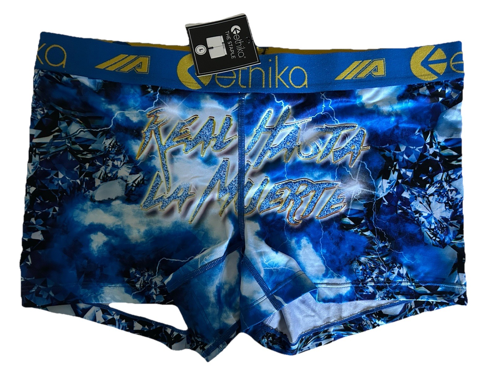Ethika X Ariel Boy Short Underwear Women’s Size Large “Real Hasta La Muerte”