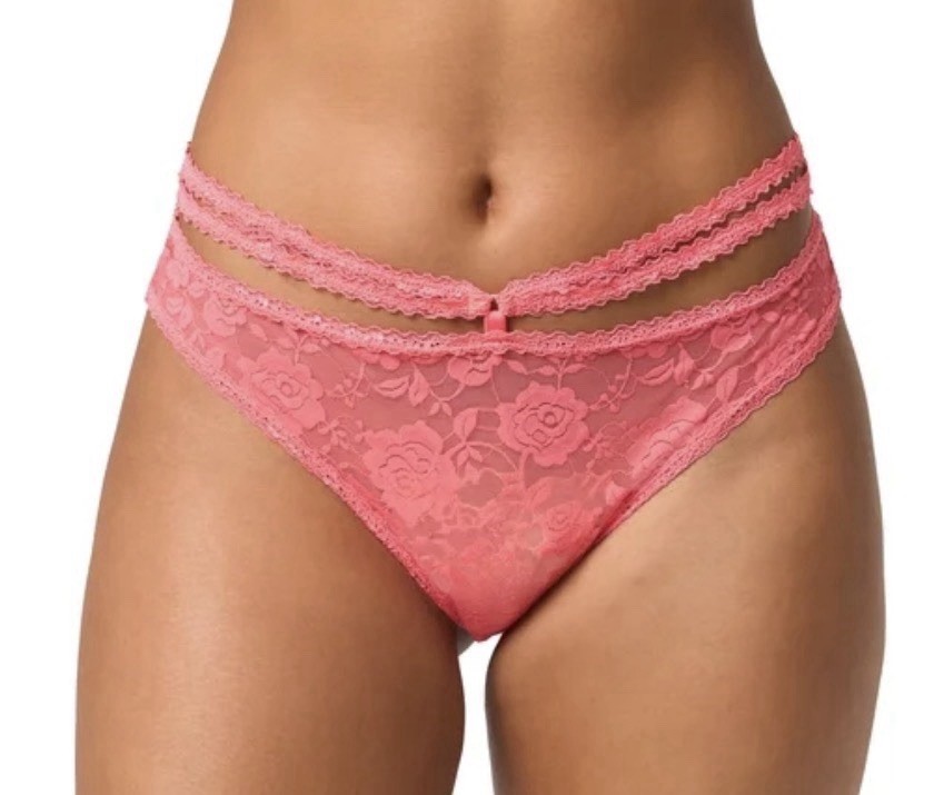 Adore Me Marley Strappy Thong and Elizabeth Brazilian Underwear Pack Of 2 Size S